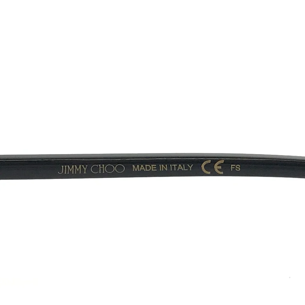 Jimmy Choo Eyeglasses Frames JC288 807 Matte Black Shiny Gold Crystals 54-16-140